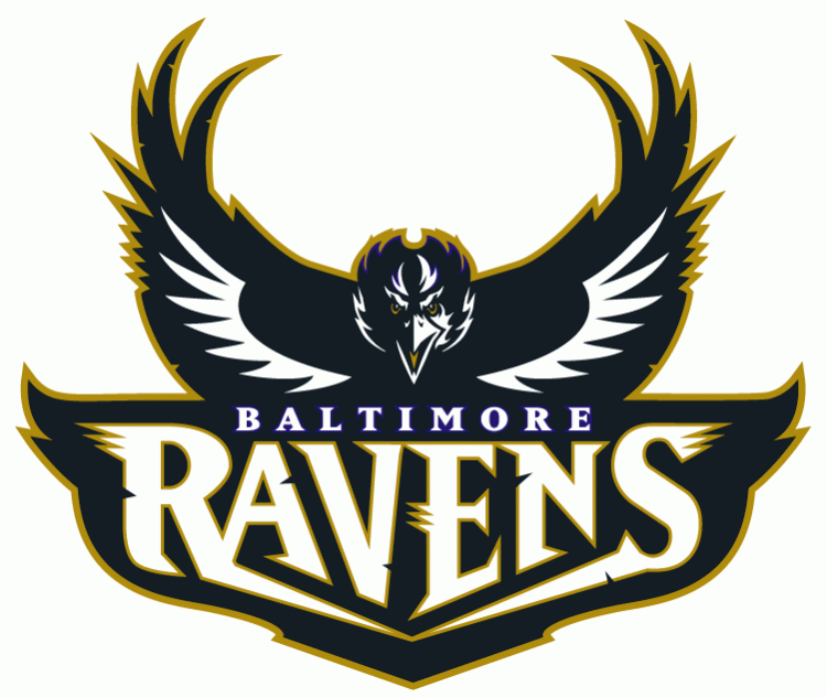 Baltimore Ravens 1996-1998 Wordmark Logo iron on paper